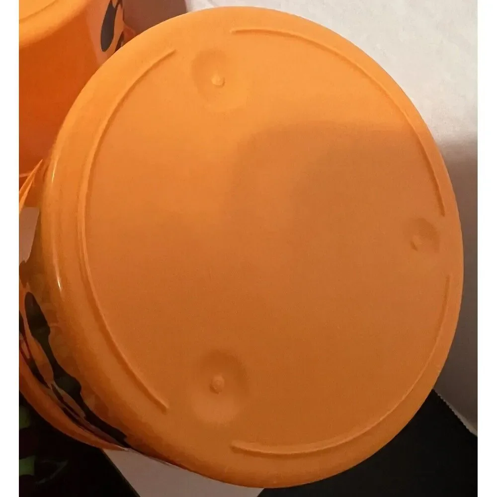 2023 McDONALD'S Halloween Bucket Pail HAPPY MEAL TOYS‎ Orange Skeleton Set Of 2